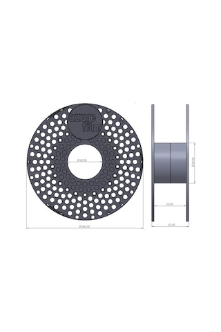 Azurefilm Pla Pearl 1.75mm Gece Mavisi 1000g Filament