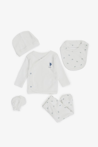 U.S. Polo Assn. U.s. Polo Assn. Erkek Bebek Krem Pijama Takım 50318266-vr071