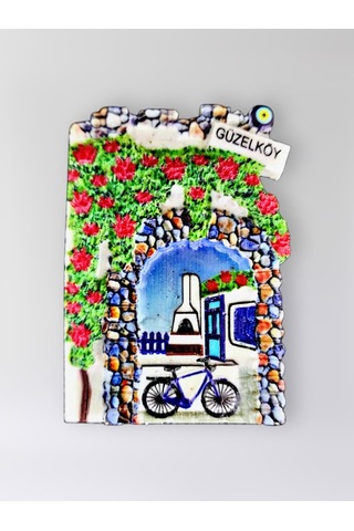 Güzelköy Polyester Kabartmalı Magnet 5,5 X 7 Cm Dekoratif Hediyelik Buzdolabı Süsü Kod:1542 Güzelköy Polyester Kabartmalı Magnet 5,5 X 7 Cm Dekoratif Hediyelik Buzdolabı Süsü Kod:1542