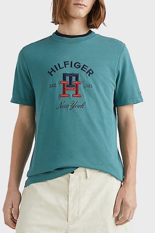 Tommy Hilfiger Erkek T Shirt MW0MW30043 MB6 HAKİ Haki