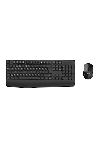 Philips Spt6348 Kablosuz Türkçe Q Klavye Ve Mouse Seti Siyah