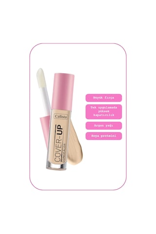 Callista Cover Up Concealer Yoğun Kapatıcı Göz Altı Kapatıcısı - 20 Sand