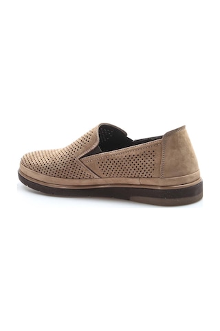 Fast Step Hakiki Deri Erkek Casual Ayakkabı 711ma151-2291 Kum Nubuk Kum