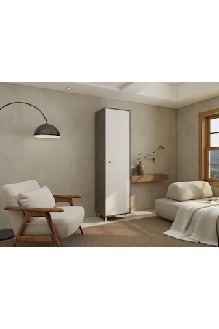 Harput Çok Amaçlı Tek Kapaklı Banyo Dolabı Hanoibeyaz Beyaz