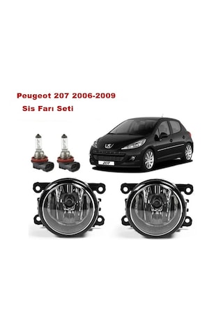 Peugeot 207 2006-2009 Sis Farı Seti 8200074008