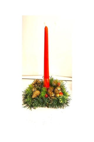 Yılbaşı Tekli Mumluk