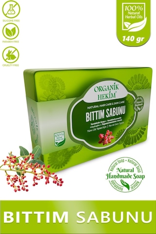 Bıttım Sabunu Doğal Saç İle Alakalı Sorunlar Kepek Sivilce Karşıtı , , Mantarlı Ciltlere 140 Gr