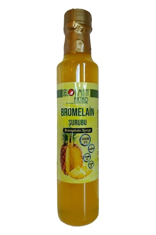 Bromelain Şurubu, Katkısız, Doğal, 250ml 3 Adet, Dvd Lokman Aktar