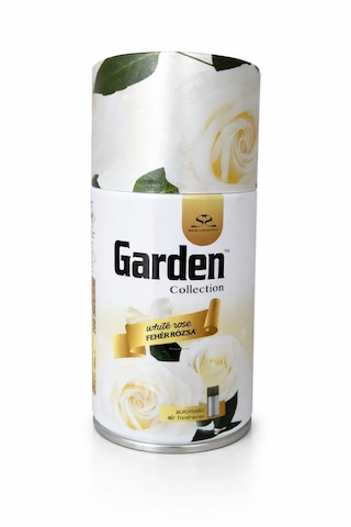 Garden Oda Kokusu Hava Temizleyici Otomatik Makine+ Beyaz Gül Kır Bahçesi Oda Spreyi 260 Ml Beyaz Gül