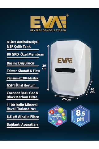 Eva Premium 10 Aşamalı Su Arıtma Cihazı
