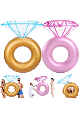 Şişme Yüzen Yüzme Havuzu Şamandıra Elmas Yüzme Simidi Havuz Mat