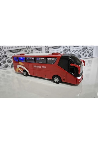 Sesli Işıklı Metal Otobüs Şehir Yolcu Taşıma Otobüsü Metal Oyunca