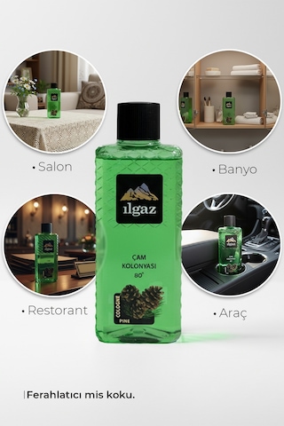 Ilgaz Elegance Pine Cologne 80 Derece Çam Kolonyası 400 ML