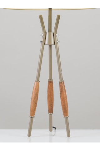 Verona Ahşap Detaylı Abajur