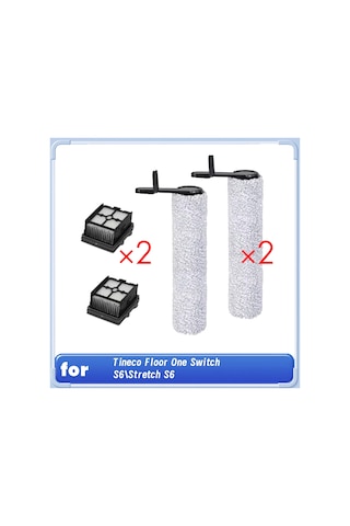 Synodicmonth Tineco Floor One Switch S6/stretch S6 İçin Rulo Fırça Hepa Filtre Aksesuarları