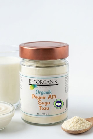 Beyorganik Pestisit Analizli Organik Peynir Altı Suyu Tozu 200 G