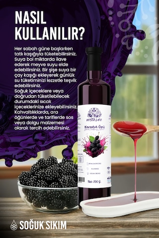 Vesta Lifel Karadut Özü 700 G