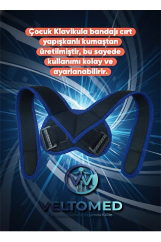 Çocuk Klavikula Bandajı Köprücük Kemiği Kırığı İçin Medikal Destek, Duruş Düzeltici, Sekiz Bandajı