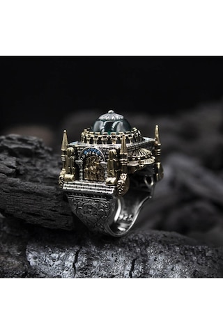 Islam Usta Tasarımı Yeni Çağ Gümüş Erkek Yüzük