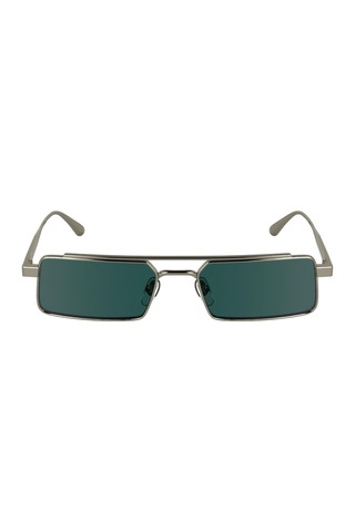Calvin Klein Ck 24111s 716 55 Unisex Dikdörtgen Gri Metal Güneş Gözlüğü Gri