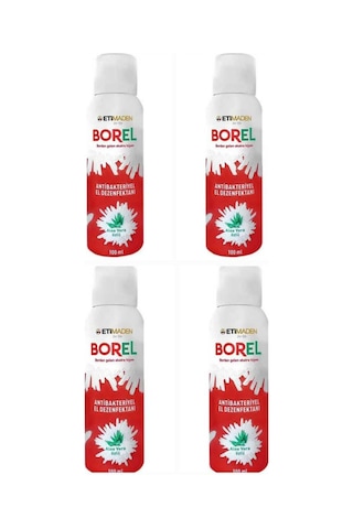 Borel El Dezenfektanı 100 Ml Sprey Form 4 Adet.