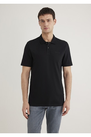 Mavi - Mavi Siyah Siyah Polo Tişört 0611837-900 Siyah