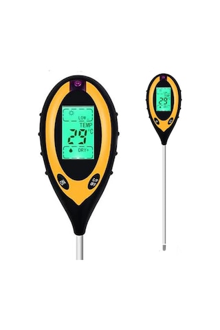 Youmex Toprak Ph, Nem Ve Işık Test Cihazı - 4 Fonksiyonlu, Batarya Gerektirmeyen, Bahçe Ve Çiftlik Bitkileri İçin