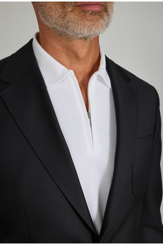 Bisse Comfort Fit İtalyan Takım Elbise Sedef Düğmeli Sıyah Ptk25y25001 D99 Siyah