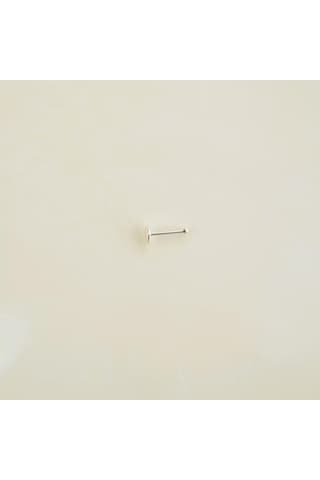 925 Ayar Gümüş Kalp Parlak Hızma Gri