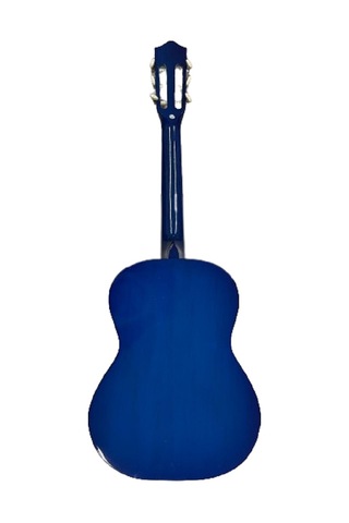 Klasik Gitar Tam Boy 4/4 Düz Mavi Sap Ayarlı Üst Kalite