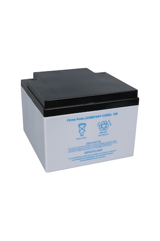 Yokohama Yh-122.6 12 Volt 26 Amper Akü 165x176x125 Mm