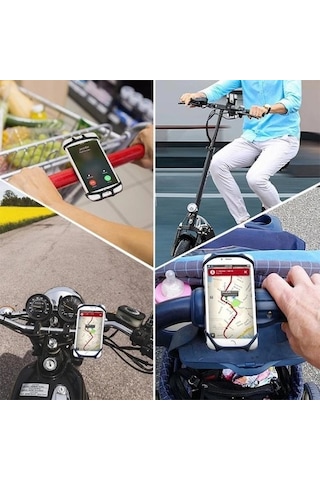 St Motosiklet Bisiklet Telefon Tutucu Çok Renkli