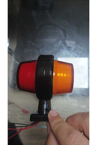 Ahmet Otomotiv Horpol Tipi Neonlu Takoz Lamba 12&24v Sarı Kırmızı