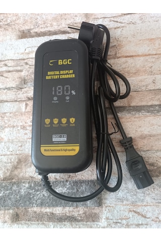 Bgc Şarj Cihazı Elektrikli Bisiklet 48v 20ah Dolum Göstergeli