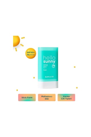 Banila.co Hello Sunny Stick Güneş Kremi SPF50 18 G