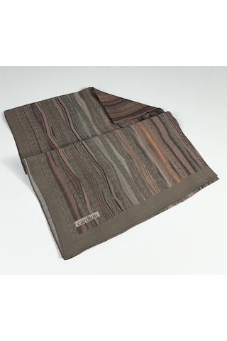 Cardion Pamuk İpek Şal - 70 X 180 - 06303 Kahve