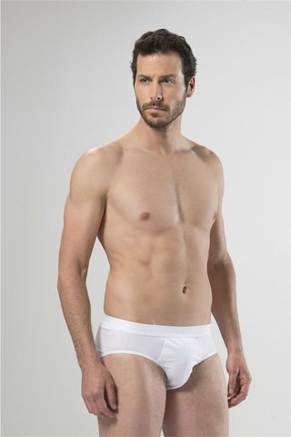 Cacharel 1207 Erkek Slip Ribana - Beyaz Beyaz