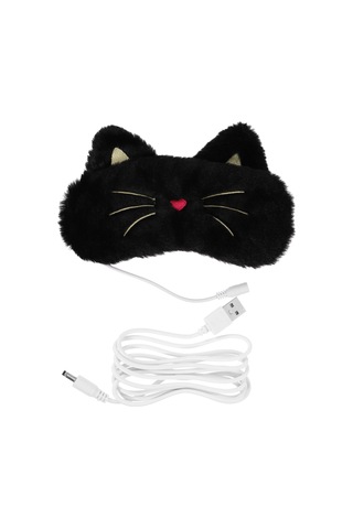 Lichen 1 Set Isıtma Maskesi Masajeador Sıcak Göz Elektrikli Göz Siyah