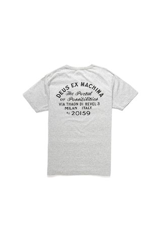 T-shirt - Milan Address Pocket Gri / Deus