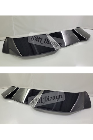 Renault Clio 4 Rs V Cup Style Spoiler- Spoyler Parlak Siyah