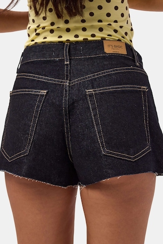 Itsbasic Kadın İndigo Selvedge 7s6-50 Mini Denim Sort