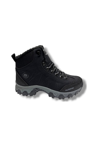 Jagulep 4057-26 Anatomik İçi Kürklü Outdoor Bot Siyah Füme 36-39 Siyah