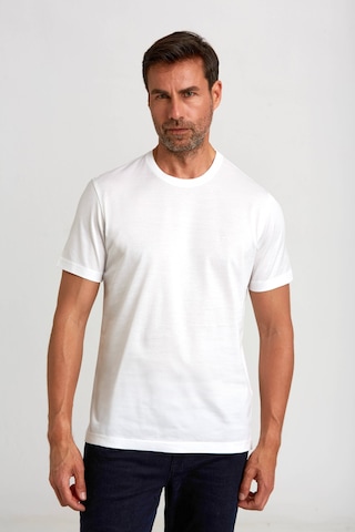 Bisse Erkek O Yaka T-shirt Beyaz Tsnos24y24101 D01 Beyaz