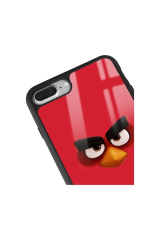 Apple Uyumlu iPhone 7 Plus - 8 Plus Red Tasarımlı Glossy Telefon Kılıfı Çok Renkli