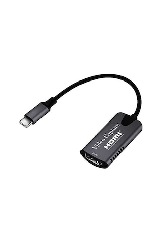 Type C Video Capture Yakalama Kartı Uçlu Hdmı To Type-c Pc Bilgisayar Video Yakalama Hdmı Aktarma İçin Kullanılmaz