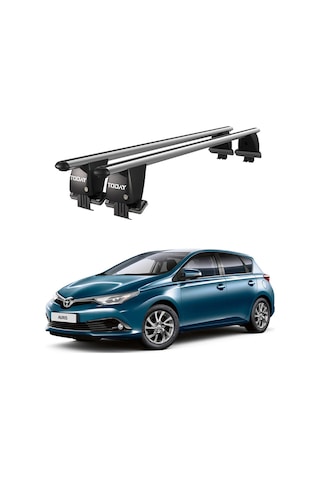 Toyota Auris E210 Hatchback 2018 Ve Sonrası Oluksuz Kilitli Ara Atkı Port Bagaj Tavan Barı