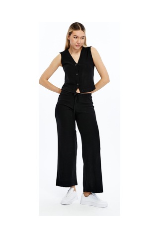 Selectmoda Kadın Kolsuz Triko Takım Siyah