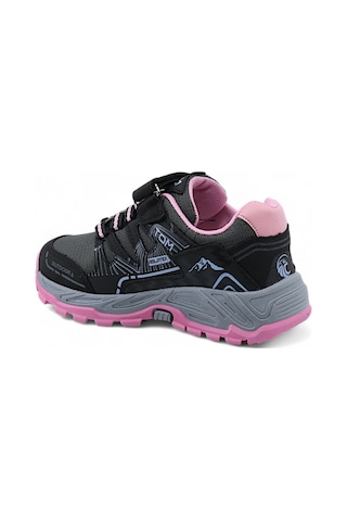 Khayt Ferrex Su Ve Soğuk Dayanıklı Kaymaz Taban Kışlık Unisex Çocuk Outdoor Spor Ayakkabı Füme - Pembe