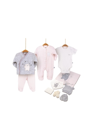 Bibaby Bimini Pretty Teddy 10 Parça Hastane Çıkışı 63174 Ekru Çok Renkli
