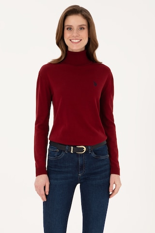 U.S. Polo Assn. U.s. Polo Assn. Kadın Bordo Kazak /triko 50313621-vr014